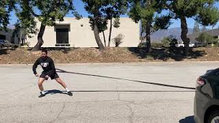 Sled Drag (Side Step)