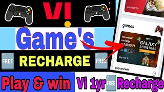Vi Game's One Year FREE Recharge 🔥| Vi play & win free recharge | Vi game's play | vi free recharge! screenshot 5