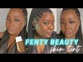 MUST HAVE FENTY BEAUTY EAZE DROP SKIN TINT REVIEW| OILY & HYPERPIGMENTED SKIN| SHADE 21|IAMRICHCOCOA