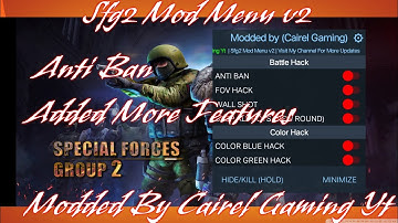 Sfg2 Mod Menu V2