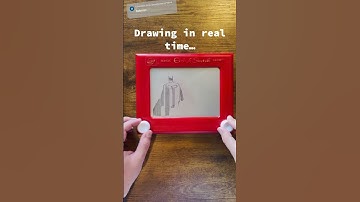 The Batman Etch a Sketch art