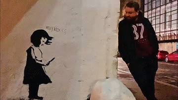 NEW BANKSY IN EDINBURGH !!! Banksy identity reveal?