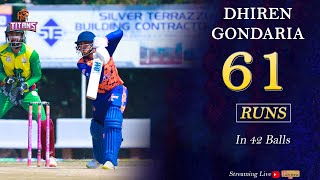 Dhiren Gondaria |Best Batting 61 Runs just 42 Balls |2 Sixes, 9 Fours | SCLPS Premier League Nairobi