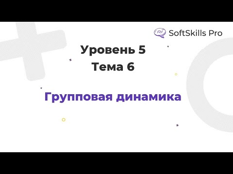 Групповая динамика - Курс SoftSkills Pro