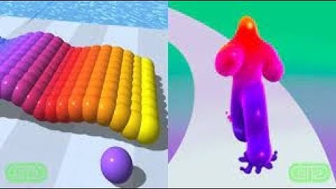 Blob Runner 3D VS Canvas Run Gameplay Speedrun Walkthrough 4K