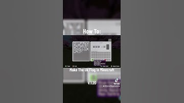 How To Make The UK Flag In Minecraft Bedrock
