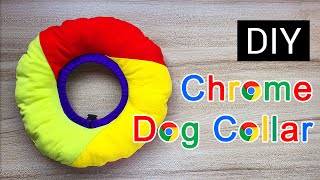 DIY Google Chrome Donut Collar | Chrome Cone Collar Tutorial | Rainbowww DIY