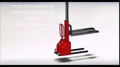 portable self loading forklift