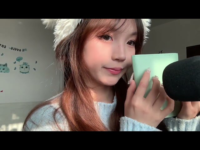 ASMR 筆觸和水聲 Brushstrokes and the sound of water