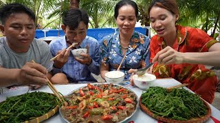 |1309| HƠN CHỤC NĂM MỚI ĐƯỢC ĂN LẠI CÁ RÔ KHO TRÁI BẦN CHẤM RAU ĐỒNG LUỘC HẾT NỒI CƠM.