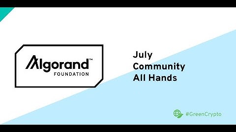 July 2021 Community All-Hands