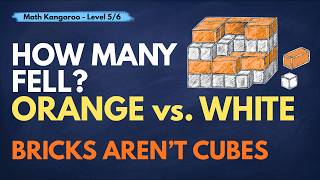 Math Kangaroo | Level 5/6 | Missing Components in a Cuboid Construction Puzzle