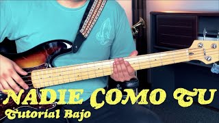 Video thumbnail of "Nadie Como Tú (feat. Aaron Moses, Israel & Adrienne Houghton) Maverick City Musica [ TUTORIAL BAJO ]"