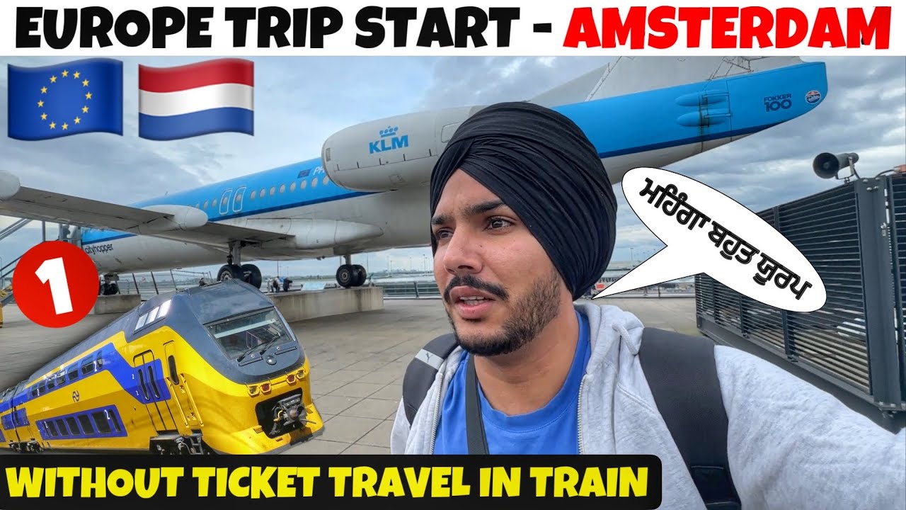 Europe Trip Start 🇪🇺 DELHI TO AMSTERDAM Flight | Solo Travel