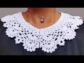 crochet collar  with hook /  ნაქსოვი საყელო ყაისნაღით