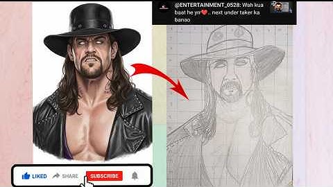 How to Draw the UNDERTAKER (WWE) ✏️| Narrated Easy Step-by-Step Tutorial