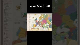 Map of Europe in 1444