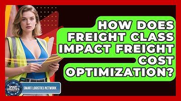 How Does Freight Class Impact Freight Cost Optimization? - Smart Logistics Network