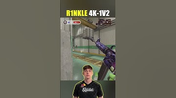 r1nkle is everywhere... 4kills + 1v2 Clutch on Train!🔥💀#cs2 #gamingshorts