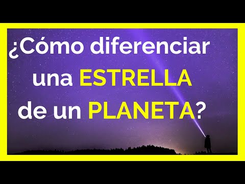 Vídeo: Diferencia Entre Estrella Y Planeta