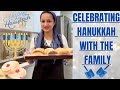 Celebrating the 1st night of hanukkah with the family sourdough donut  latkes recipe sonyasprep