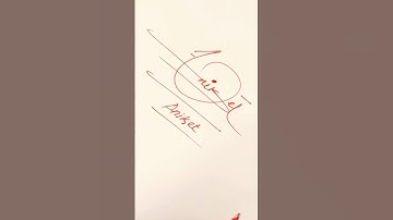 Aniket name Signature Style//Best Signatures idea#Viralshort