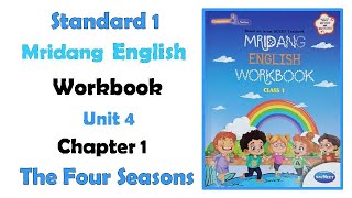 Celebrity Class 1 Mridang English Workbook unit 4 chapter  1 The Four seasons #std1 Net Worth
