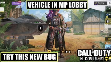 *NEW* Codm New Bug Vehicles In Multiplayer Lobby