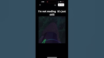 I’m not moding it’s just skill😡