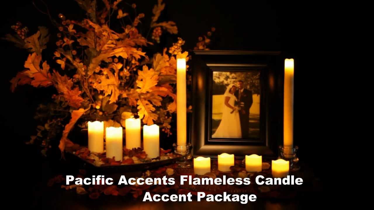 Pacific Accents Flameless Candles Tealight-Votive-Taper Package