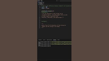 Isnumric and Isdigit in python.