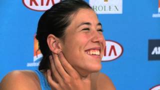 Garbine Muguruza, half Spanish half Venezuelan humour