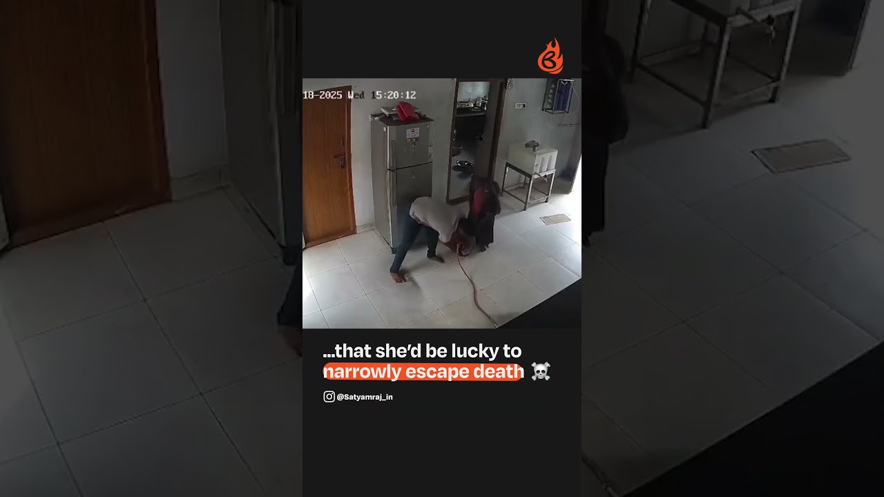 CCTV Video Of Gas Leak Is Viral Briefchaat Safetyfirst Safetyandhealth