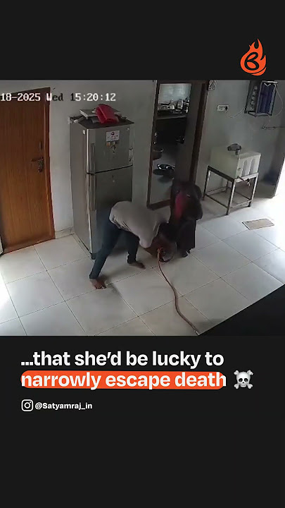 CCTV video of gas leak is viral. #briefchaat #safetyfirst #safetyandhealth