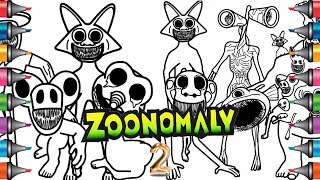 ZOONOMALY 2  Coloring Pages / How To COLOR All BOSSES and MONSTERS