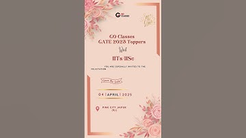 GO Classes Felicitation Event GATE 2025 -पधारो म्हारे देश  #GOClassesFelicitation #GOClasses #Jaipur