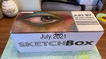 Unboxing July 2021 Sketchbox