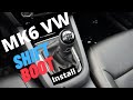 MK6 VW  Shift knob and boot replacement