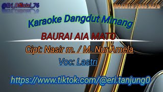 Baurai Aia Mato _ Minang Dangdut No Vokal [ SX-KN 7000 ]