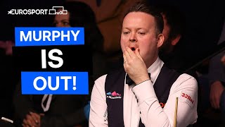 Shaun Murphy Is OUT After Crucible Debutant Si Jiahui Beats Him In Tense Match! | Eurosport Snooker