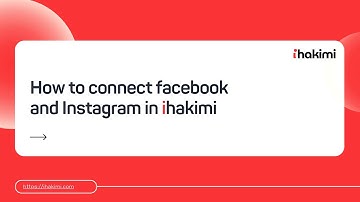 How to connect Facebook and Instagram in ihakimi