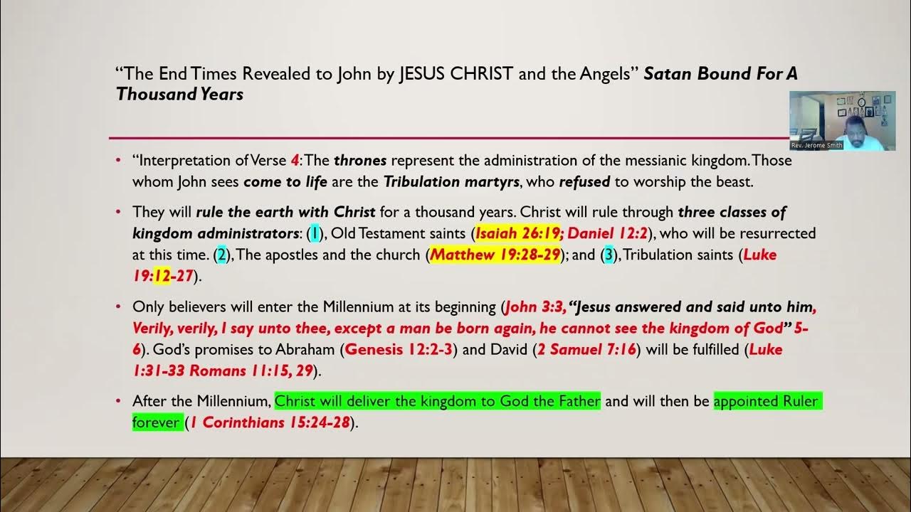 Satan bound for a thousand years youtube