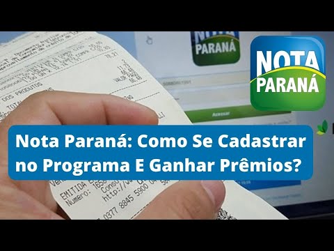 Nota Paraná Como Se Cadastrar No Programa E Ganhar Prêmios