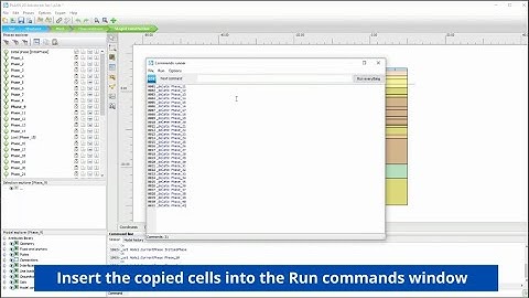 Plaxis - How to run multiple commands using the Run commands tool