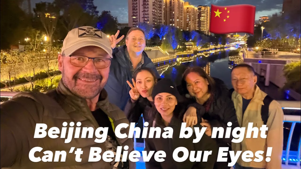 Не могу поверить, что это Китай 🇨🇳 Пекин ночью — Храм Неба и Летний дворец