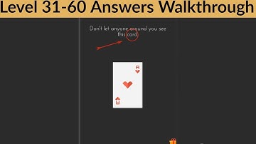 Tricky test 2 | Level 31-60 Answers Walkthrough