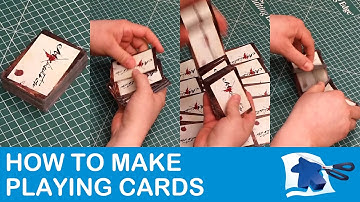 How To Make Playing Cards - Dining Table Print & Play
