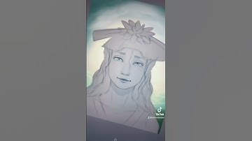 How I colour my D&D portraits (art tiktok)