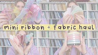 mini ribbon hair bow materials + fabric haul by Taylah Rose 3,759 views 1 month ago 7 minutes, 36 seconds