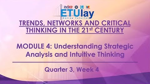 Understanding Strategic Analysis and Intuitive Thinking
